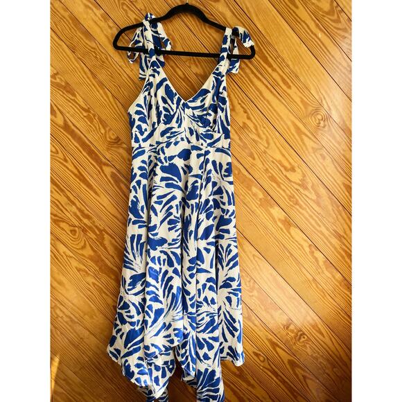 Alexis for Target Botanical Floral Tie Strap Asymmetrical Hem Dress - Picture 6 of 8
